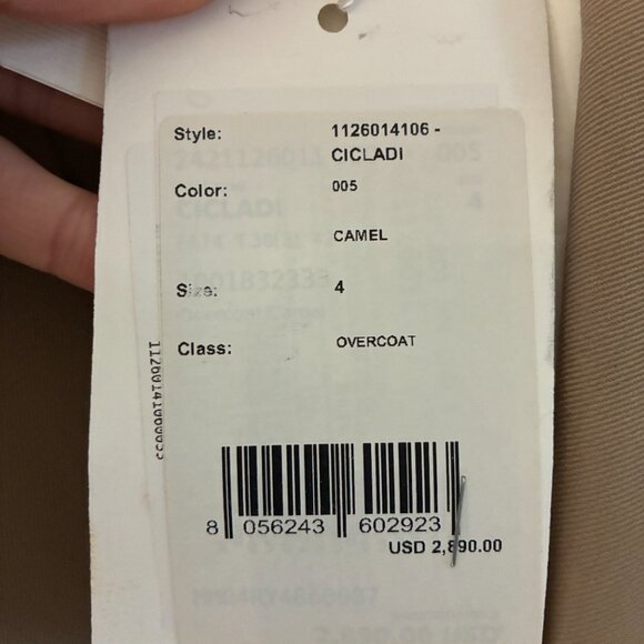 Max Mara Cicladi Knit-Sleeve Trench Coat Size 4 - Picture 3 of 9